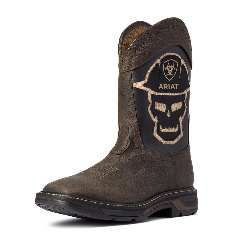 Ariat Workhog Xt Venttek Bold - Miesten TummanRuskea Työsaappaat ( CMLGED-208 )